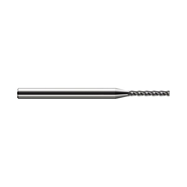 Miniature End Mill - Corner Radius - Long Flute